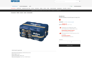 Mahou Tostada 0,0 Cerveza Tostada 6 packs por 33,84€