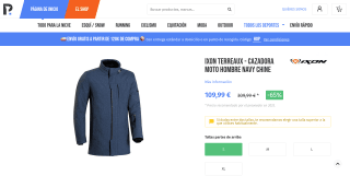 Chaqueta de moto IXON TERREAUX por 109,99€