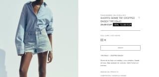 Rebajas hasta 50% descuento Zara precios muy bajos