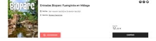 Gran oferta entrada Bioparc desde solo 24,50€ el Corte Inglés