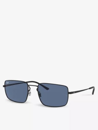 RAY-BAN RB3668 55 Metal Aviator Sunglasses: £57