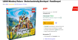 LEGO Monkey Palace Bordspel voor €27,59 bij Bol