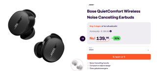 Bose 888507-0100 hoofdtelefoon/headset voor €139,95 bij iBOOD