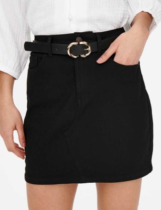 Falda Jacqueline De Yong de denim por $5.050