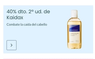 -40% en la Segunda Unidad Kaidax desde Dosfarma.