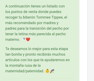 Tetina Tommee tippee gratis a recoger en tienda