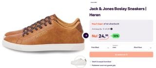 Jack & Jones Bosley sneakers voor €24,95 op iBood