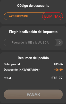 Tarjeta Nintendo Eshop de 100€ por 76,97€ en Kinguin