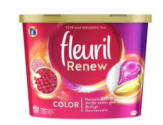 25 pods Fleuril Renew color waspods voor €3,99 bij Kruidvat