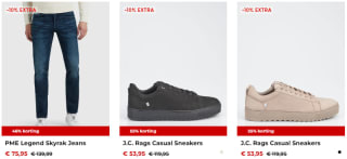 10% extra korting op geselecteerde sale items bij Only for men