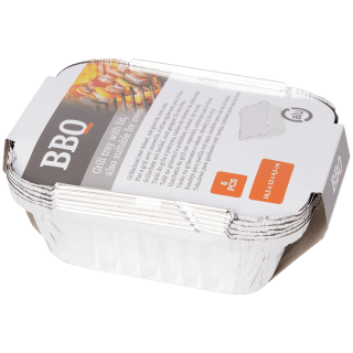 6 Stuks Aluminium bakjes met deksel voor €0,97 bij de Action