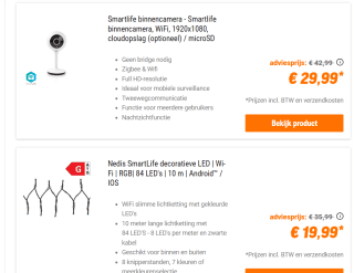 Tot 70% korting op heel veel artikelen tijdens de Black weeks sale bij NBB