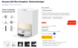 Dreame L20 Ultra Complete robotstofzuiger voor €999