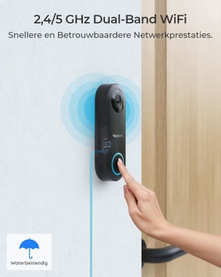 Reolink Slimme 2K+ plug-in wifi videodeurbel met bel voor €83,99 bij Amazon