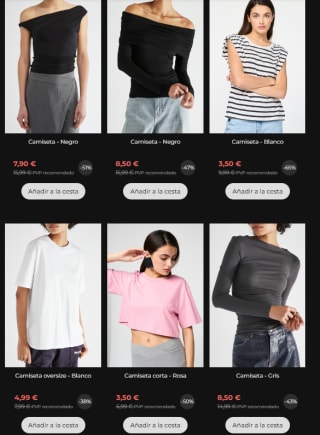 Rebajas hasta 75% Pull & Bear ropa y calzado