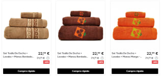 Hasta 70% descuento en toallas y ropa de cama de calidad