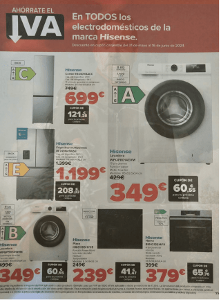 Ahórrate el Iva electrónica folleto Carrefour del 24 mayo al 30 mayo 2024