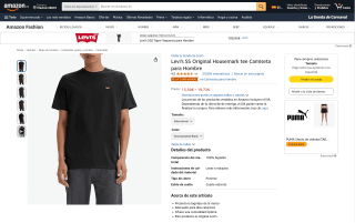 Camiseta Levi's SS por 13,50€