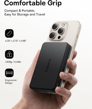 Baseus Magsafe Powerbank 10.000 mAh 22.5W voor €28,99 met Amazon Prime
