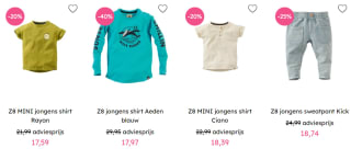Kixx zomersale tot 40% korting op kids kleding van Z8