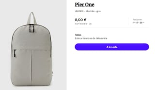 Mochila Pier One por 8€