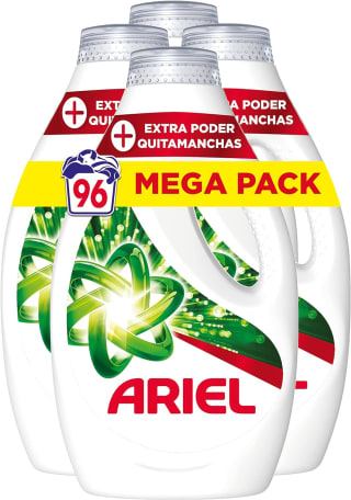 Ariel Detergente Lavadora Liquido, 96 Lavados por 15,24€