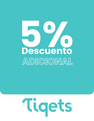 Consigue -5% adicionales en Tiqets.com