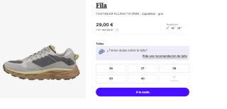 Zapatillas de Mujer Fila FOOTWEAR ALLAVETTA por 29€