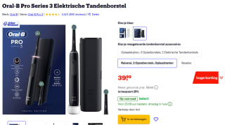 Oral-B Pro Series 3 Elektrische Tandenborstel voor €39,99 bij Bol