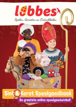 Lobbes Sint en Kerst Speelgoedboek 2023 gratis aanvragen
