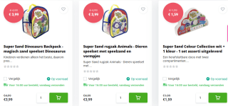 40% korting op al het Super Sand bij Jouwoutlet