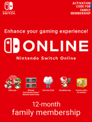 Nintendo Online 12 maanden familie-lidmaatschap voor €27,79 bij CDKeys