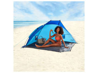 Strandtent B 270 x H 117 x D 110+115 cm voor €7,99 in de Lidl webshop
