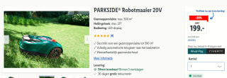 PARKSIDE® Robotmaaier 20V met Led-display voor €199 in de Lidl webshop