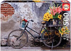 Educa Puzzle Bicicleta con Flores 500 piezas por 5€