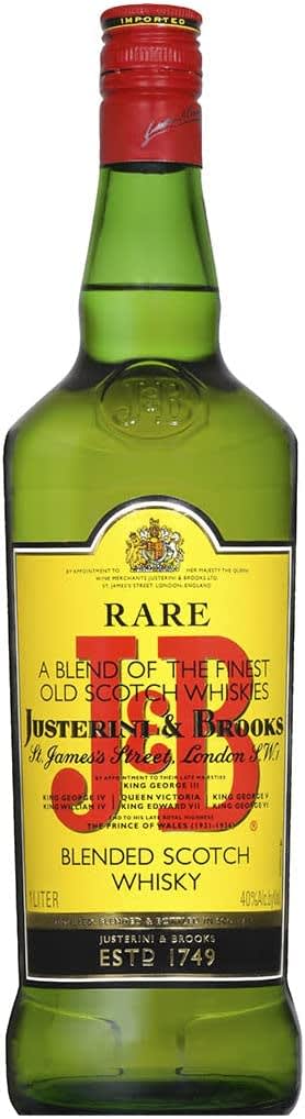 4 botellas J&B Rare, whisky escocés blended por 32,66€ la unidad sale a 8,16€