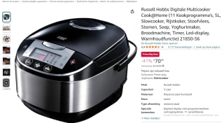 Russell Hobbs Digitale Multicooker Cook@Home voor €88,23 met Amazon Prime