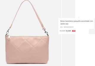 Bolso bandolera pequeño acolchado con doble asa Erin por 10€