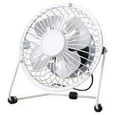 Fine Elements 4" White USB Fan for £4 at Wickes