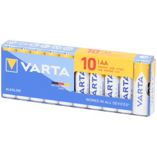 Varta batterijen AA of AAA van 10 stuks voor €1,89 bij de Action