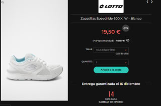 Hasta 60% descuento en ropa deportiva Lotto precios desde 9,90€ sudaderas