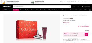 Coffret Parfum femme Calvin Klein Euphoria à 43,52€