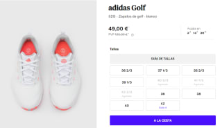 Zapatillas de Golf para Mujer adidas S2G por 49€