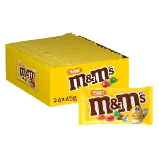 M&M's Peanuts Snack en Bolitas de Colores de Cacahuete y Chocolate con Leche ( 24x45g) por 7.53€