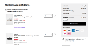 20% extra korting op geselecteerde artikelen tot 60% bij Zalando