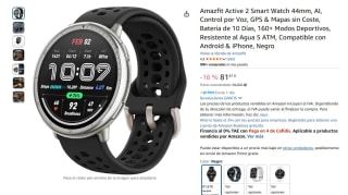 Amazfit Active 2 Smart Watch 44mm por 81,81€