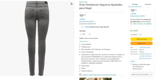 Pantalones marca only para mujer desde amazon desde 10,67€