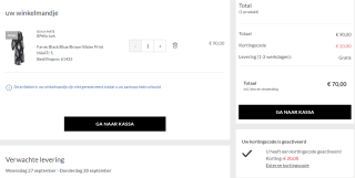 €20 korting bij besteding vanaf €80 bij Bon'A Parte