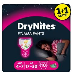 Drynites nachtbroekjes 1+1 gratis bij Kruidvat