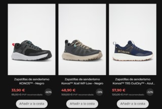 Rebajas hasta 70% + 10€ extra en marca Columbia ropa y calzado